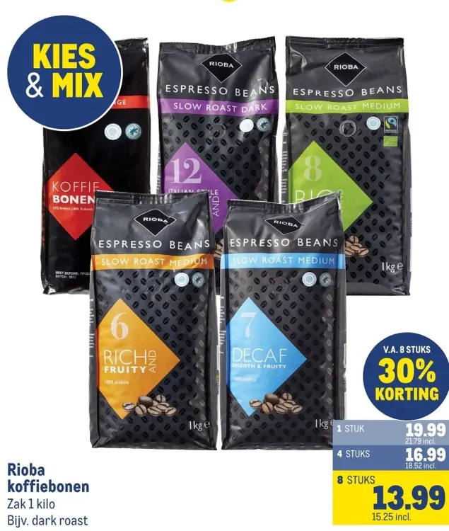 Aanbieding: koffiebonen