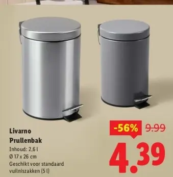 Aanbieding: Prullenbak