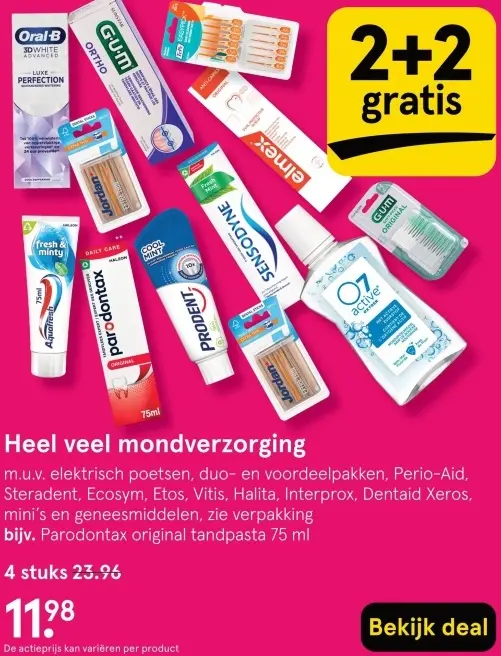 Aanbieding: Heel veel mondverzorging