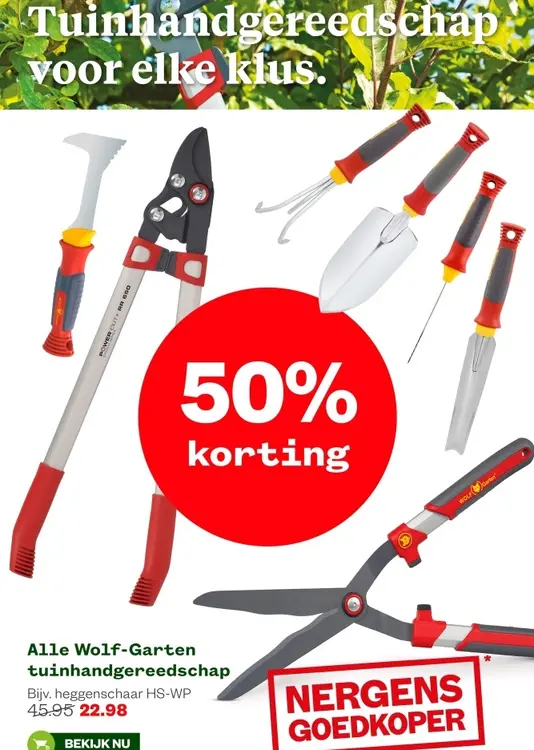 Aanbieding: Alle Wolf-Garten tuinhandgereedschap