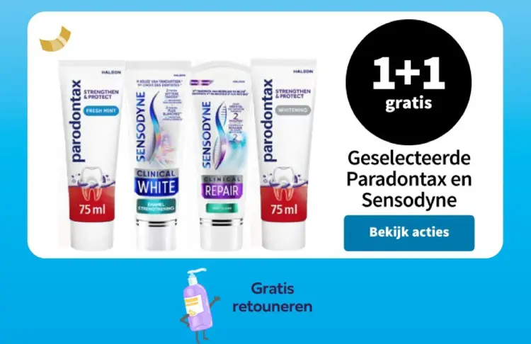 Aanbieding: Paradontax en Sensodyne