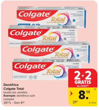 Offre: Colgate Total