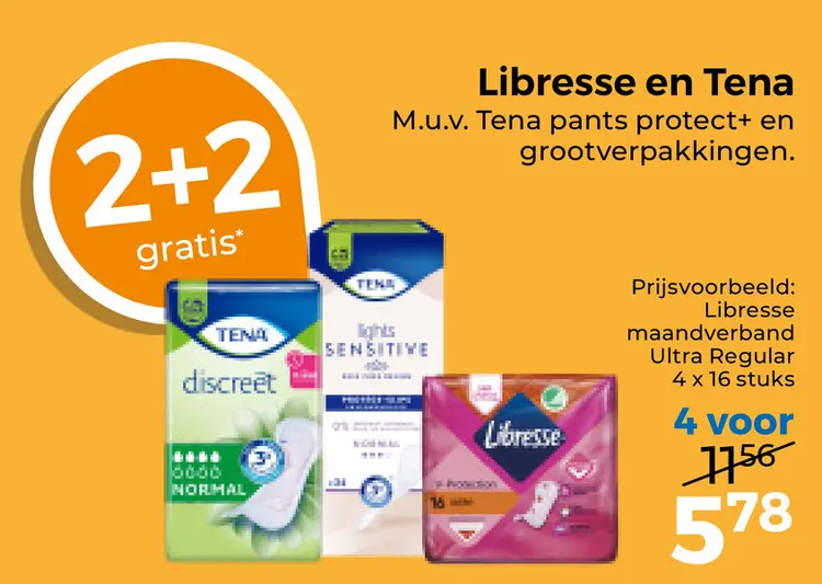 Aanbieding: Libresse en Tena