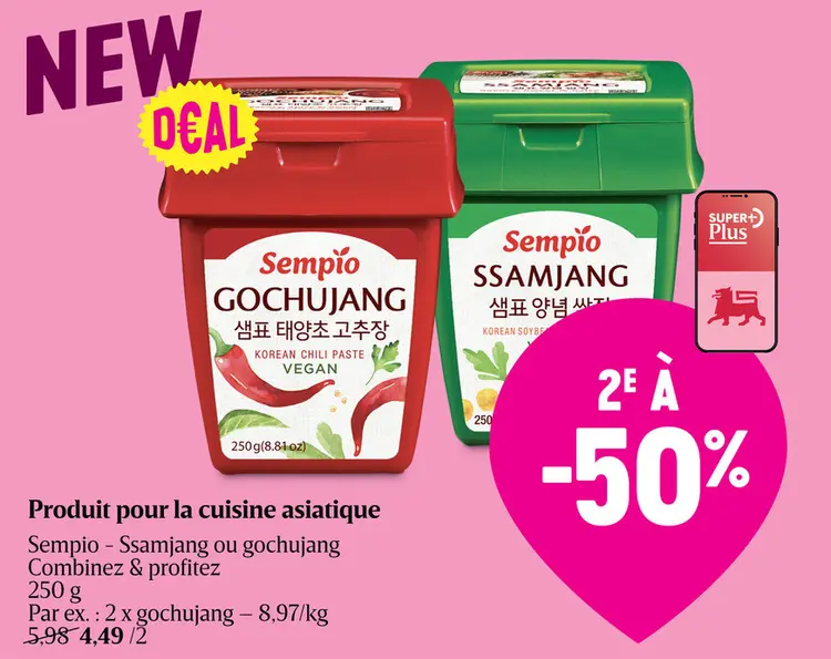 Offre: Creme Soja | Ssamnjang