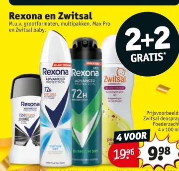 Aanbieding: Rexona en Zwitsal