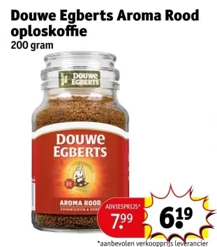 Aanbieding: Aroma Rood oploskoffie