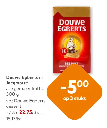 Promotie: alle gemalen koffie
