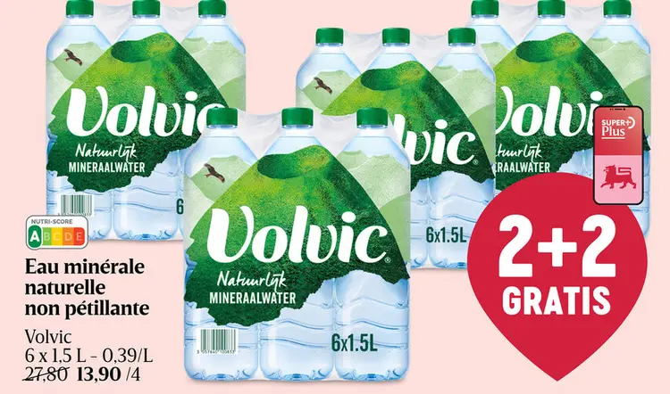 Offre: Eau minérale naturelle non pétillante
