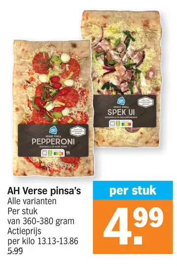 Promotie: Verse pinsa's