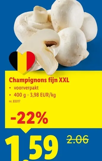 Aanbieding: Champignons fijn XXL