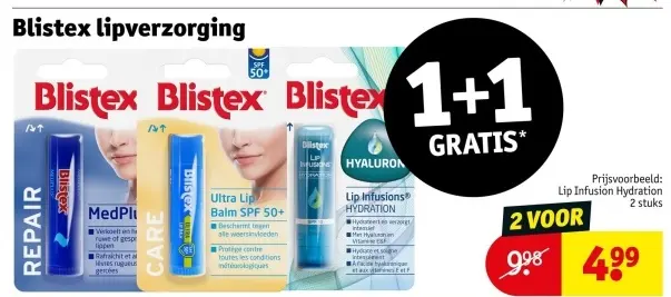 Aanbieding: Blistex lipverzorging