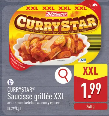 Offre: Saucisse grillée XXL