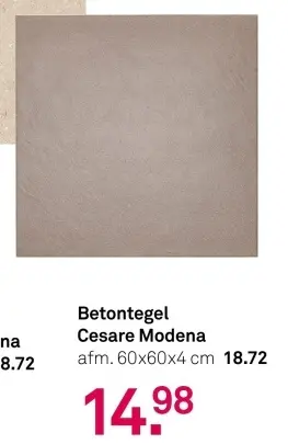 Aanbieding: Betontegel Cesare Modena