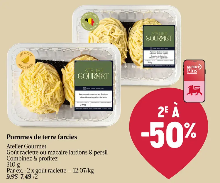 Offre: Pommes de terre farcies | Raclette