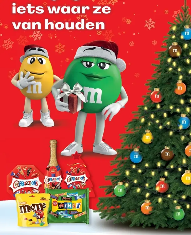Promotie: M&M's Peanut, Celebrations, Minis
