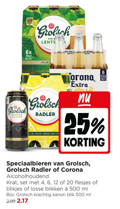 Aanbieding: Kratten bier
