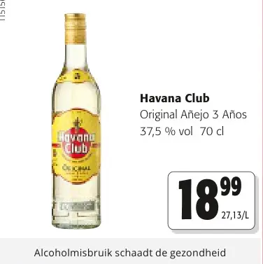 Promotie: Original Añejo 3 Años
