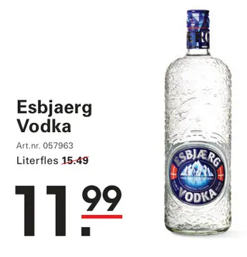 Aanbieding: Esbjaerg Vodka