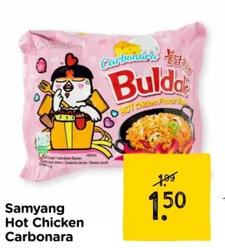 Aanbieding: Samyang Hot Chicken Carbonara
