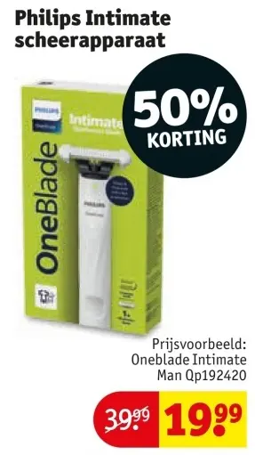Aanbieding: Philips Intimate scheerapparaat