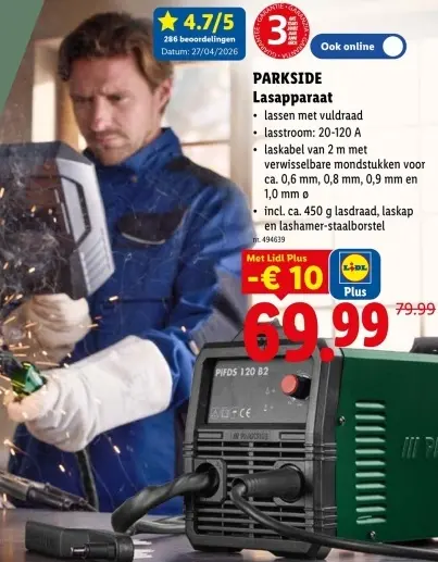 Promotie: Lasapparaat