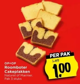 Roomboter Cakeplakken