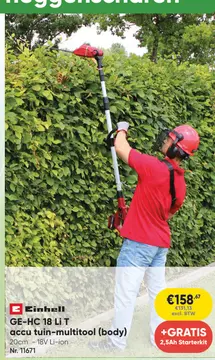 Aanbieding: GE-HC 18 LIT accu tuin-multitool (body)