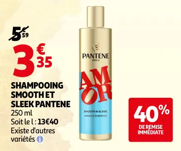Promotie: Shampooing smooth et sleek