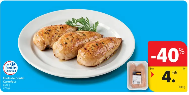 Offre: Filets de poulet