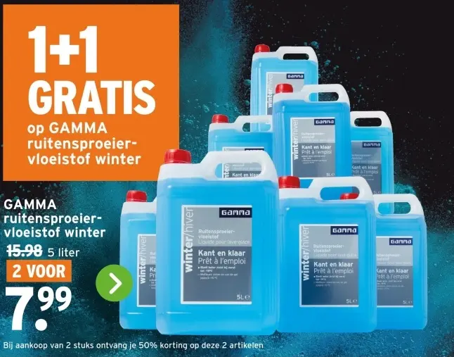 Aanbieding: ruitensproeier-vloeistof winter