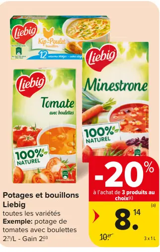 Offre: Potages et bouillons