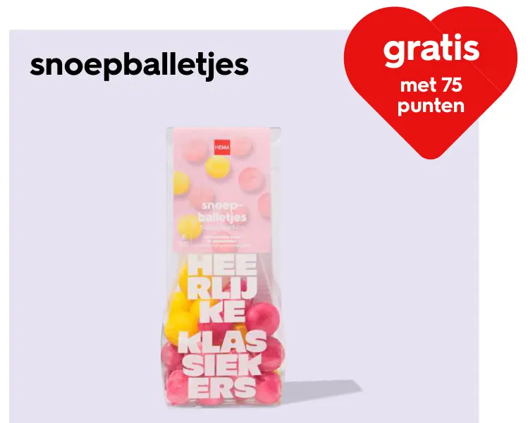 Promotie: Snoepballetjes