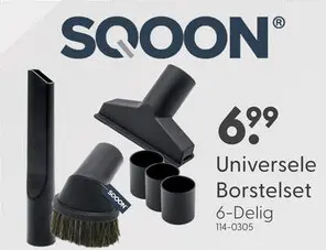 Aanbieding: Universele borstelset 6 delig