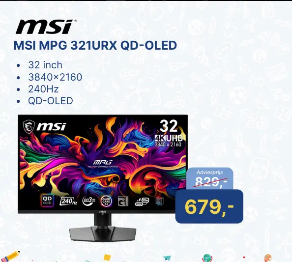 Aanbieding: Msi mpg 321urx qd-oled