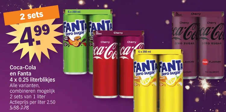 Promotie: Coca-Cola en Fanta