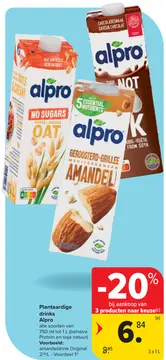 Aanbieding: Plantaardige drinks