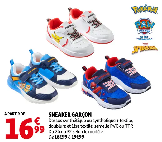 Promotie: Sneaker garçon