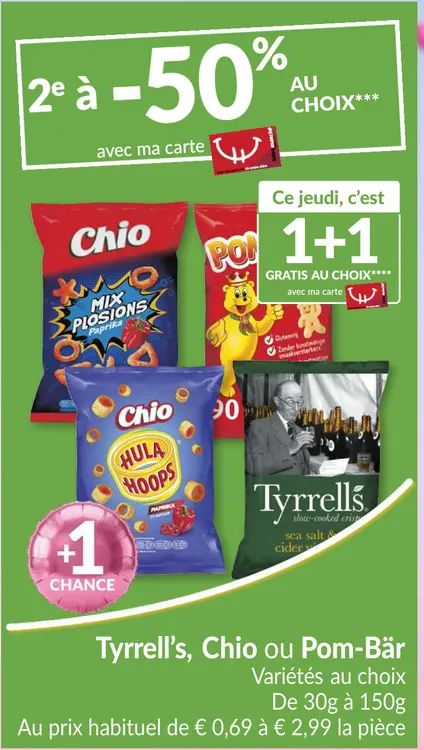 Offre: Chips et snacks salés