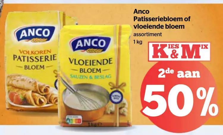 Promotie: Patisseriebloem of vloeiende bloem