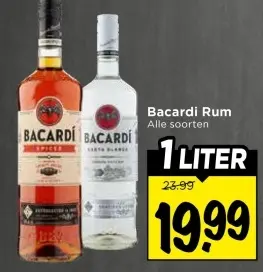 Aanbieding: Bacardi Rum