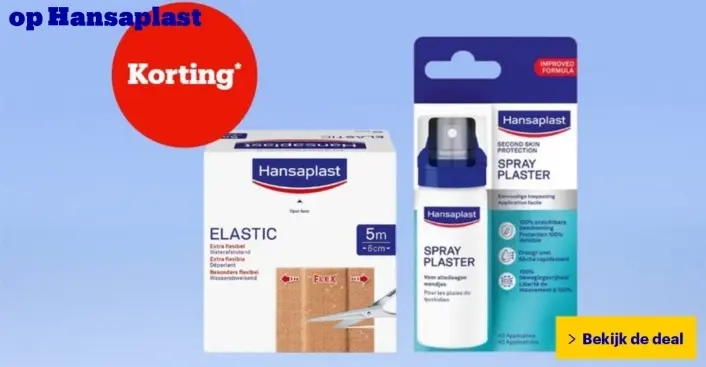 Aanbieding: Hansaplast Elastic Spray Plaster