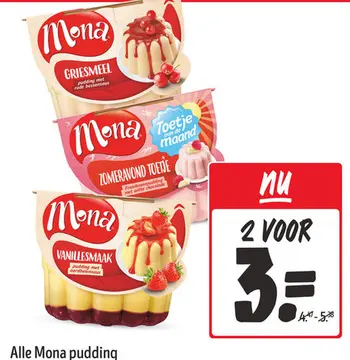 Aanbieding: Alle Mona pudding