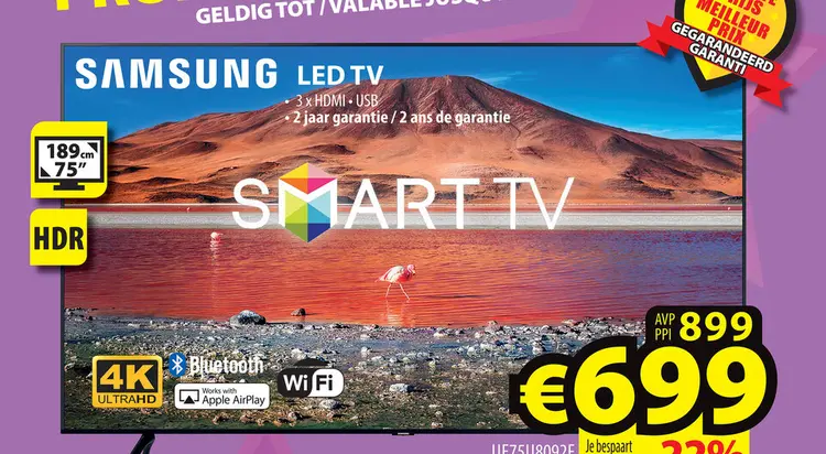 Promotie: Samsung led tv