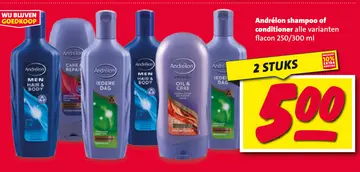 Aanbieding: Andrélon shampoo of conditioner