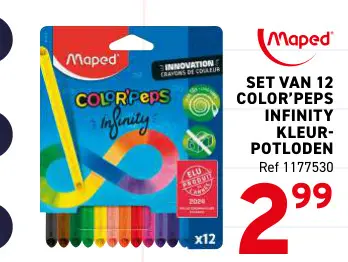 Promotie: Color'peps infinity kleurpotloden
