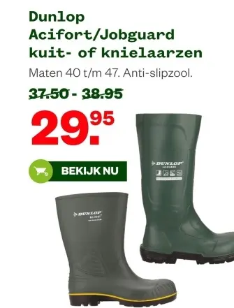 Aanbieding: Acifort/Jobguard kuit- of knielaarzen
