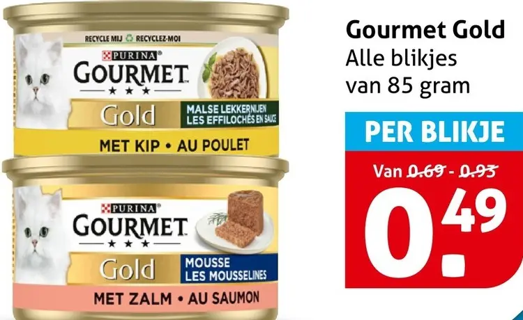 Aanbieding: Gourmet Gold Blikjes