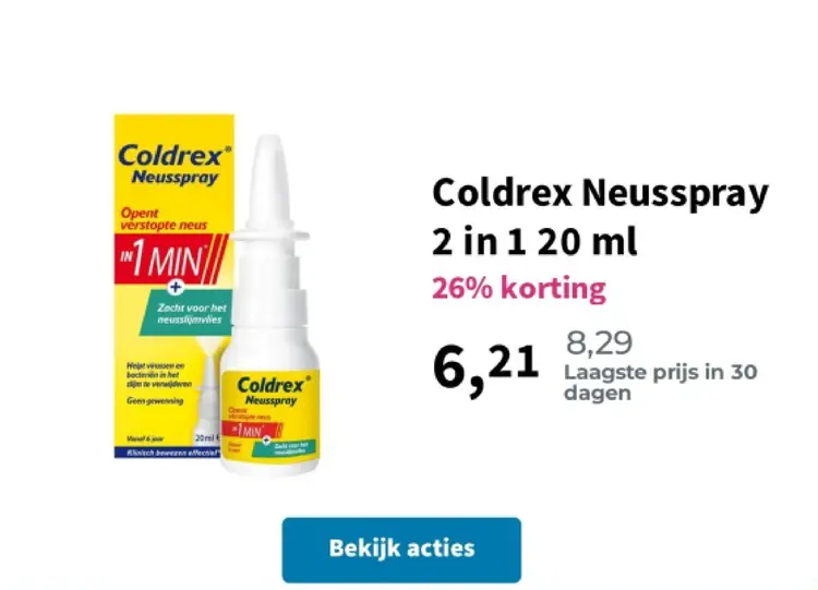 Aanbieding: Neusspray