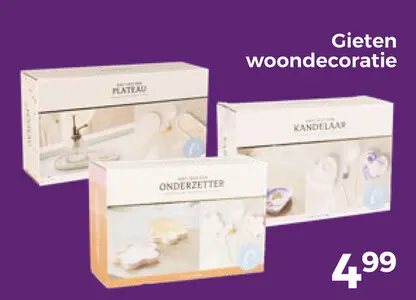 Aanbieding: Gieten woondecoratie