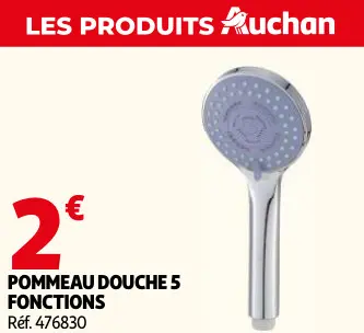 Promotie: Pommeau douche 5 fonctions